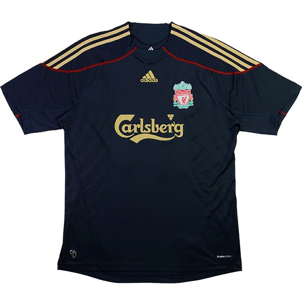 Tailandia Camiseta Liverpool Segunda equipo Retro 2009 2010 Negro